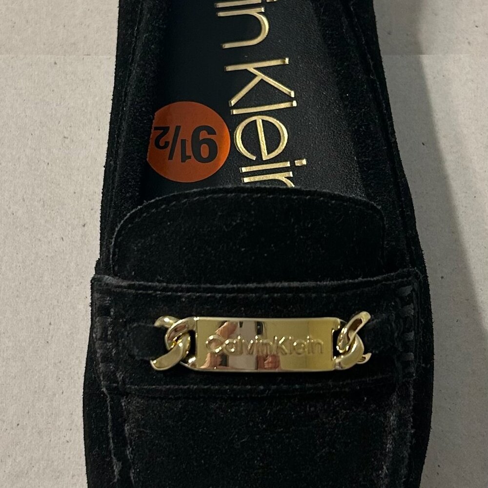 Calvin Klein Lunasi -Black Suede - Size 9.5M - Picture 2 of 6